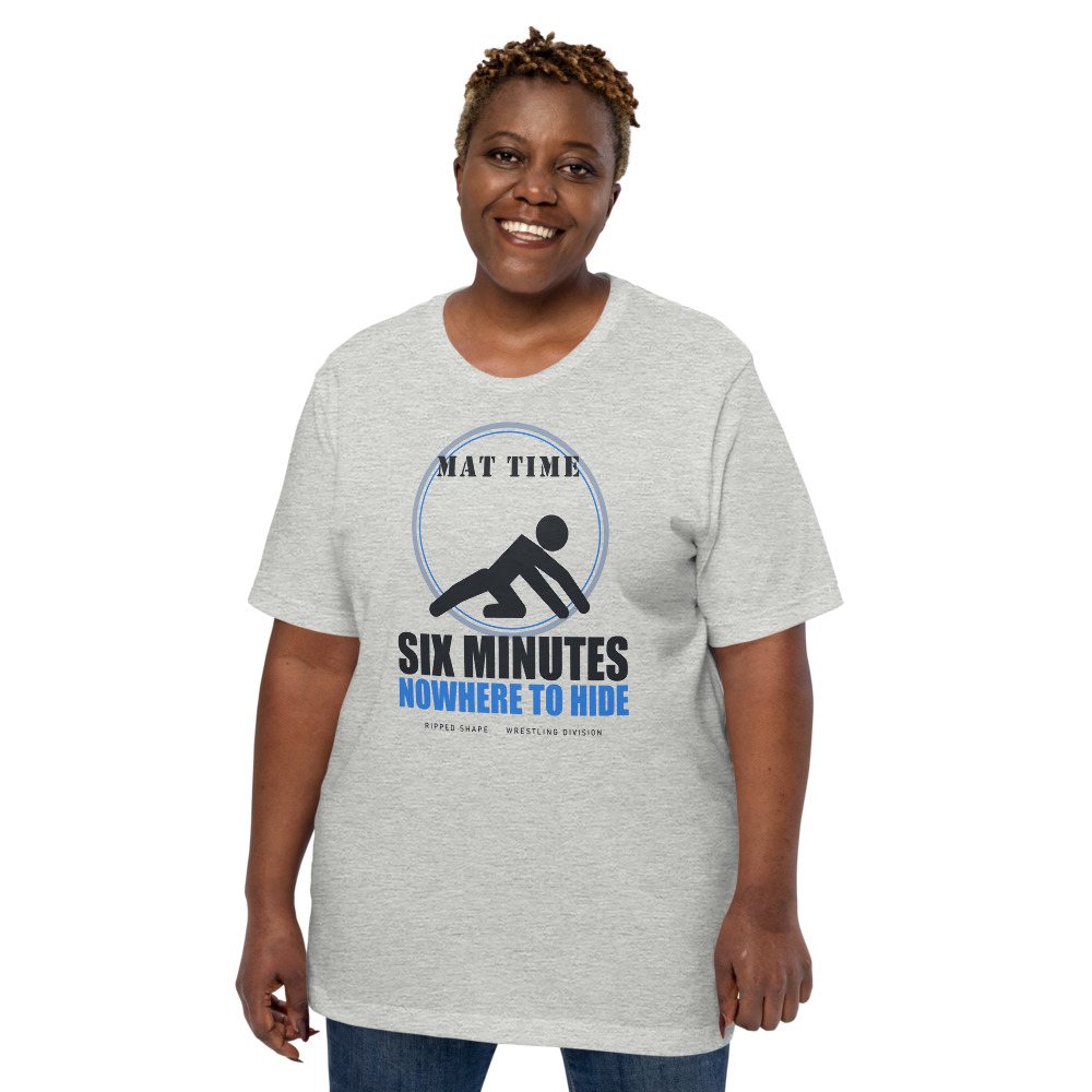 Ripped Shape Six Minutes Nowhere To Hide Strength Division Tee Front