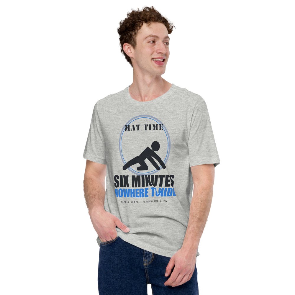 Ripped Shape Six Minutes Nowhere To Hide Strength Division Tee Front