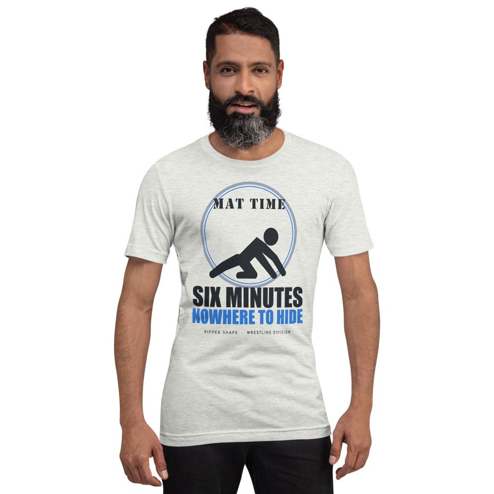 Ripped Shape Six Minutes Nowhere To Hide Strength Division Tee Front