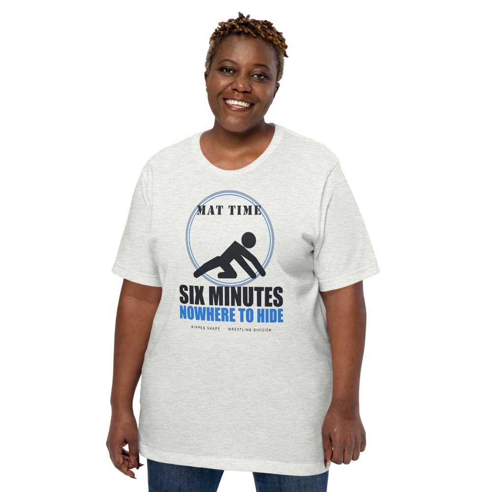 Ripped Shape Six Minutes Nowhere To Hide Strength Division Tee Front