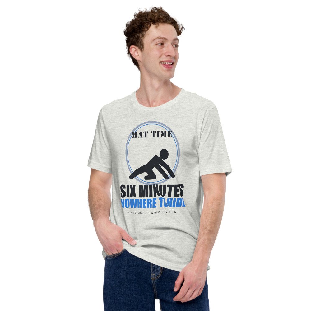 Ripped Shape Six Minutes Nowhere To Hide Strength Division Tee Front