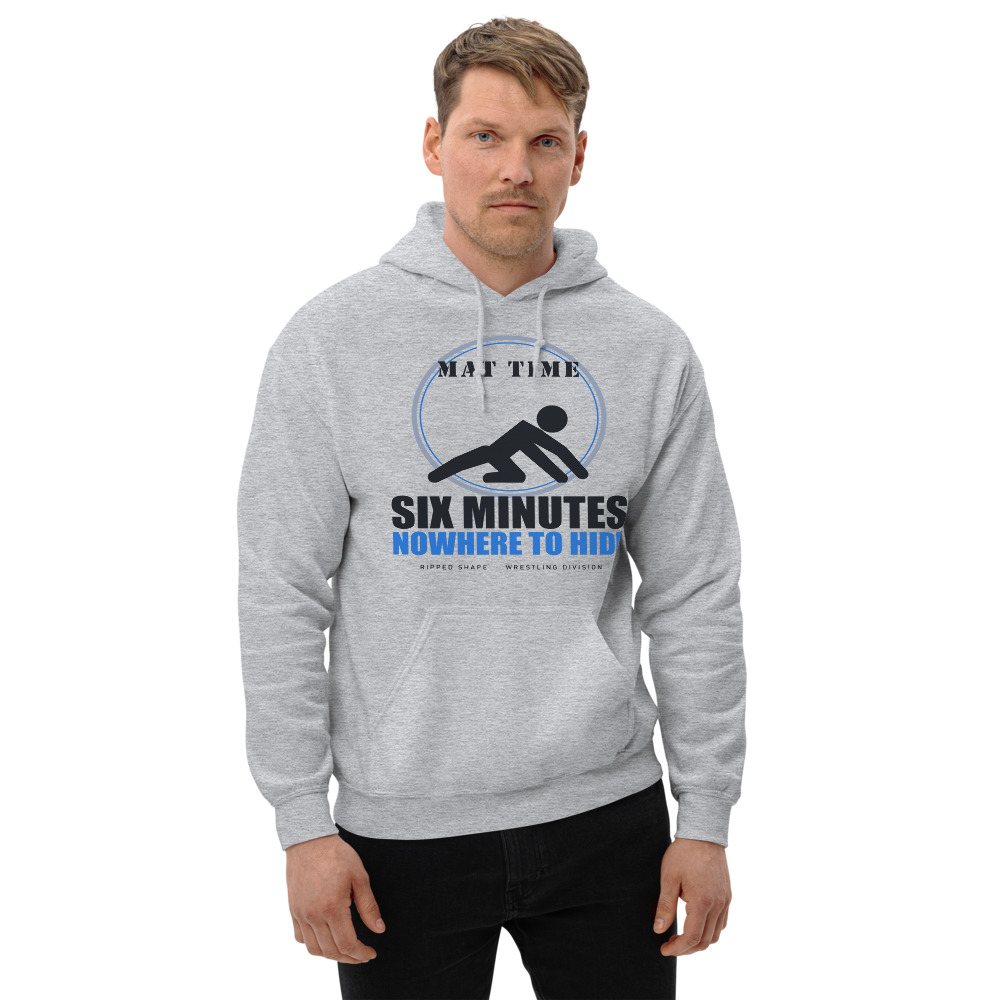 Ripped Shape Six Minutes Nowhere To Hide Strength Division Hoodie Front