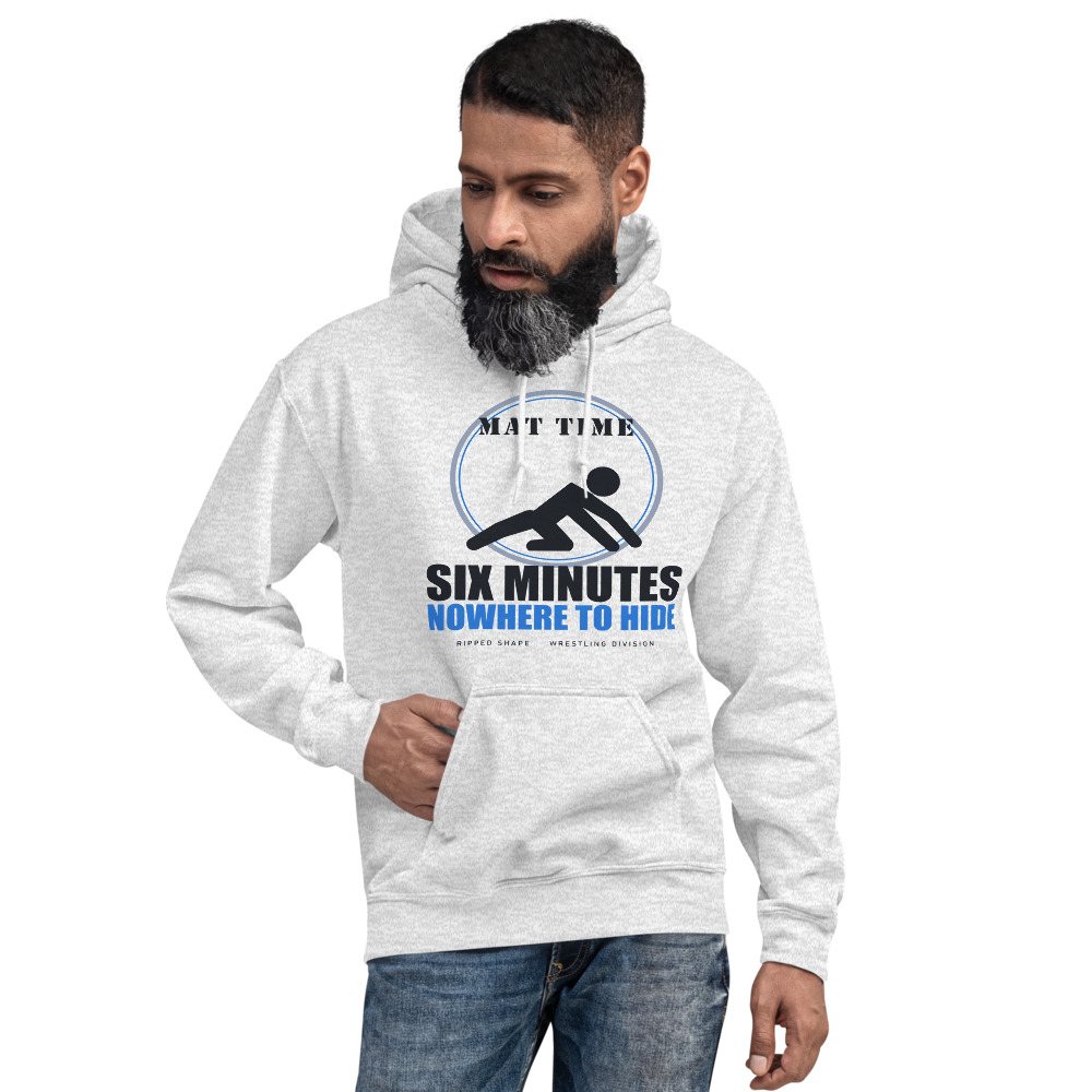 Ripped Shape Six Minutes Nowhere To Hide Strength Division Hoodie Front