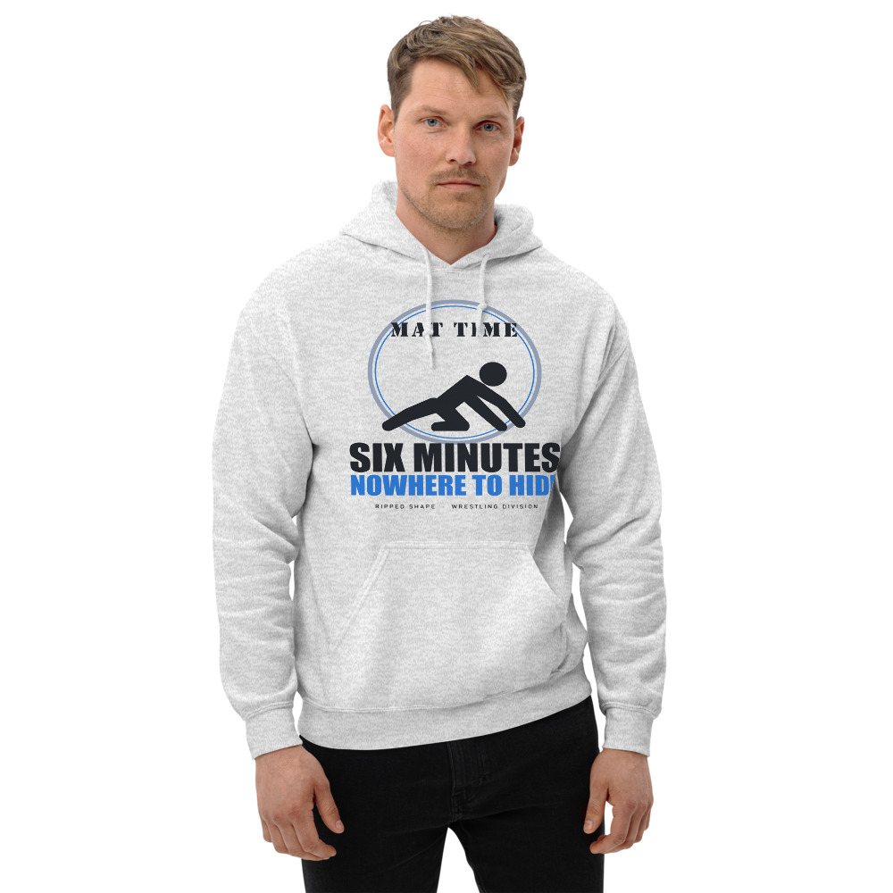Ripped Shape Six Minutes Nowhere To Hide Strength Division Hoodie Front
