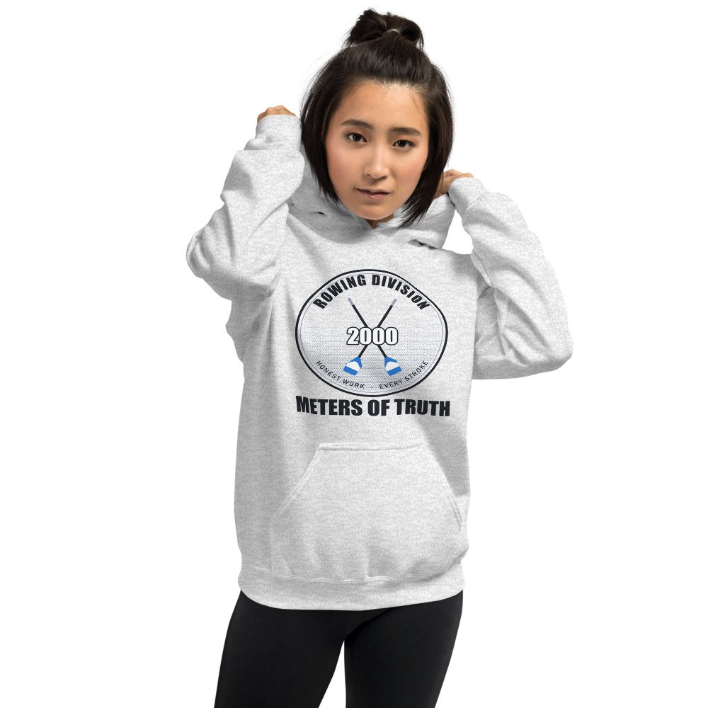 Ripped Shape 2000 Meters Of Truth Strength Division Hoodie Front