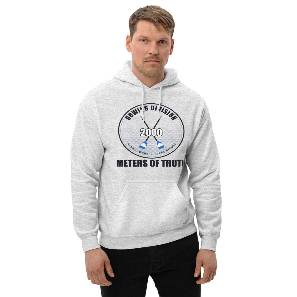 Ripped Shape 2000 Meters Of Truth Strength Division Hoodie Front