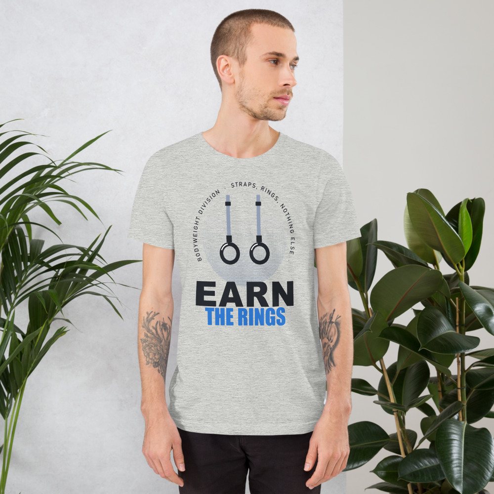 Ripped Shape Earn The Rings Strength Division Tee
