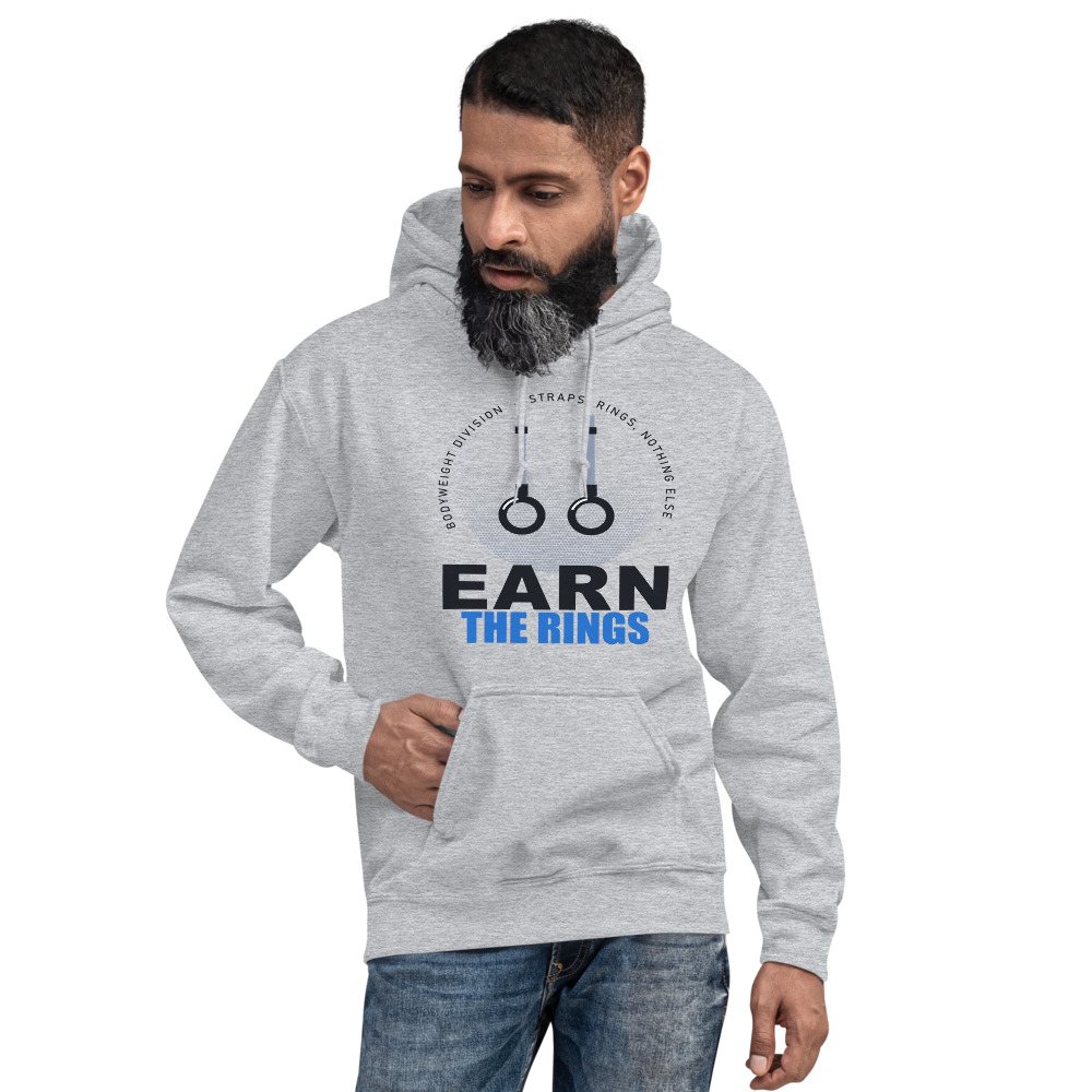 Ripped Shape Earn The Rings Strength Division Hoodie