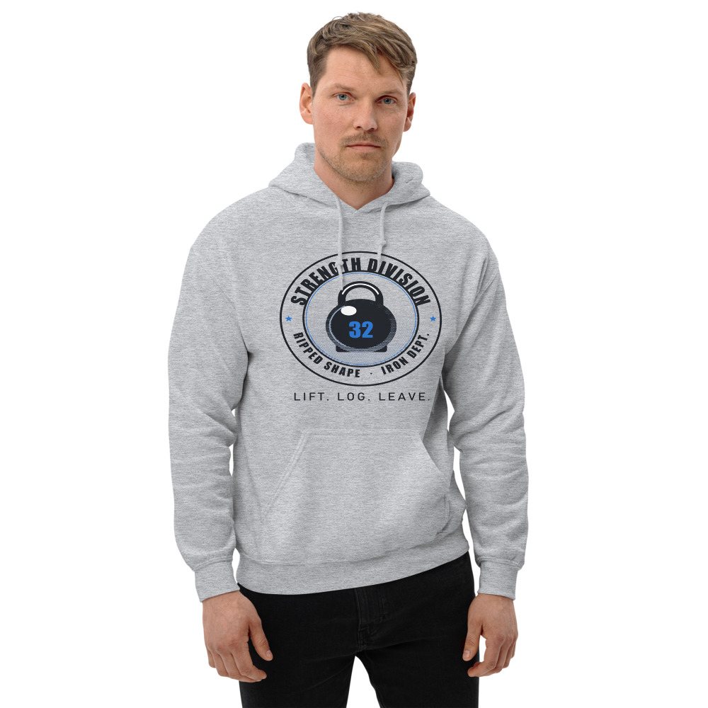 Ripped Shape Strength Division Seal Strength Division Hoodie Front