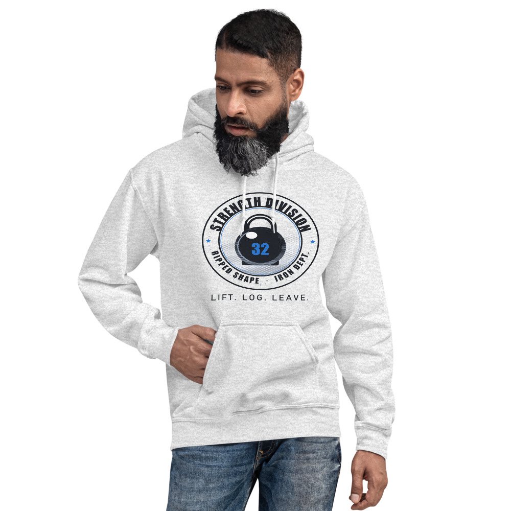 Ripped Shape Strength Division Seal Strength Division Hoodie Front