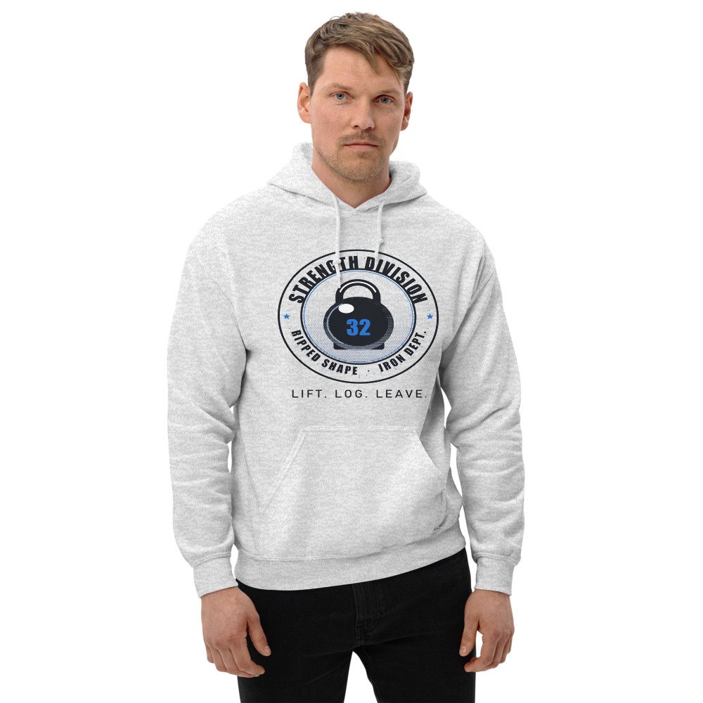 Ripped Shape Strength Division Seal Strength Division Hoodie Front