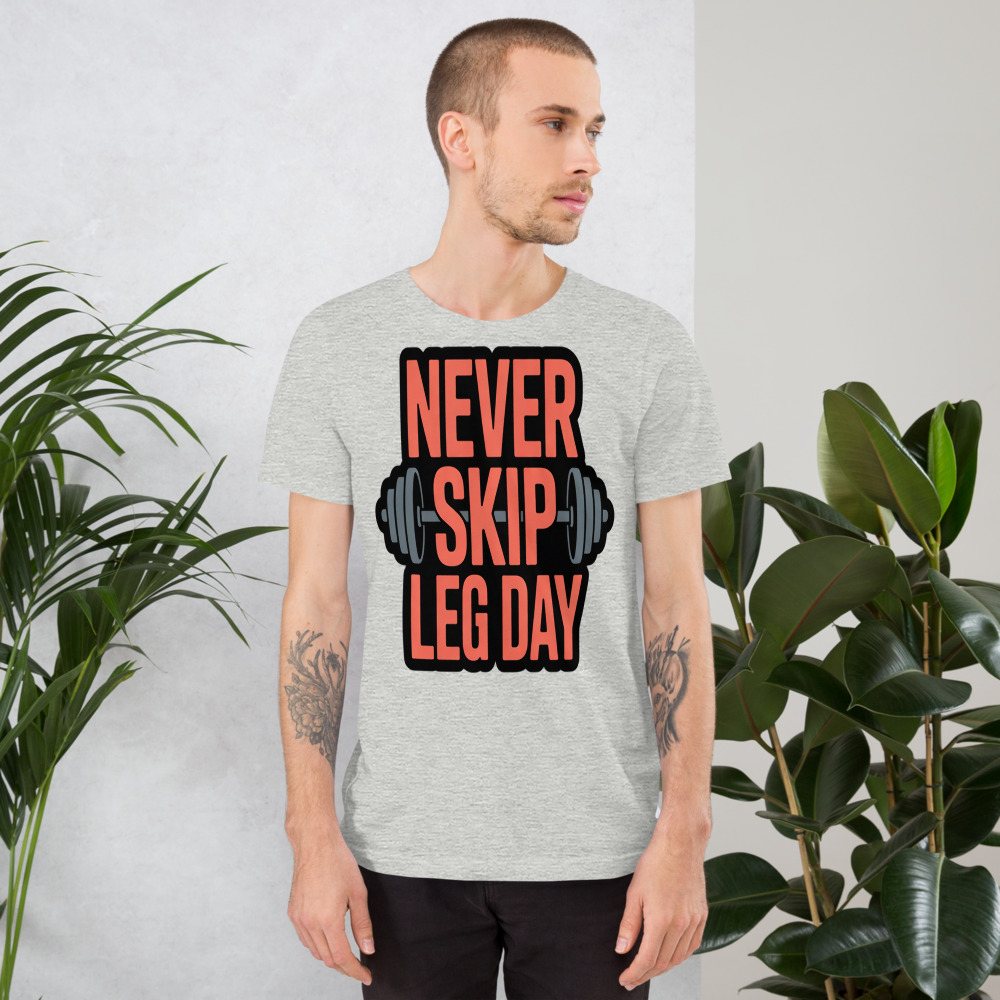 Ripped Shape Never Skip Leg Day Tee