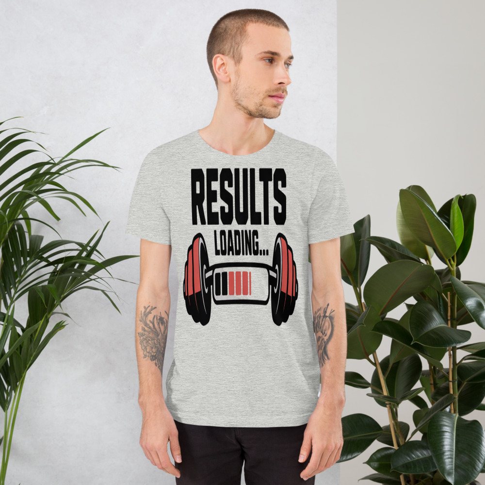 Ripped Shape Results Loading Tee