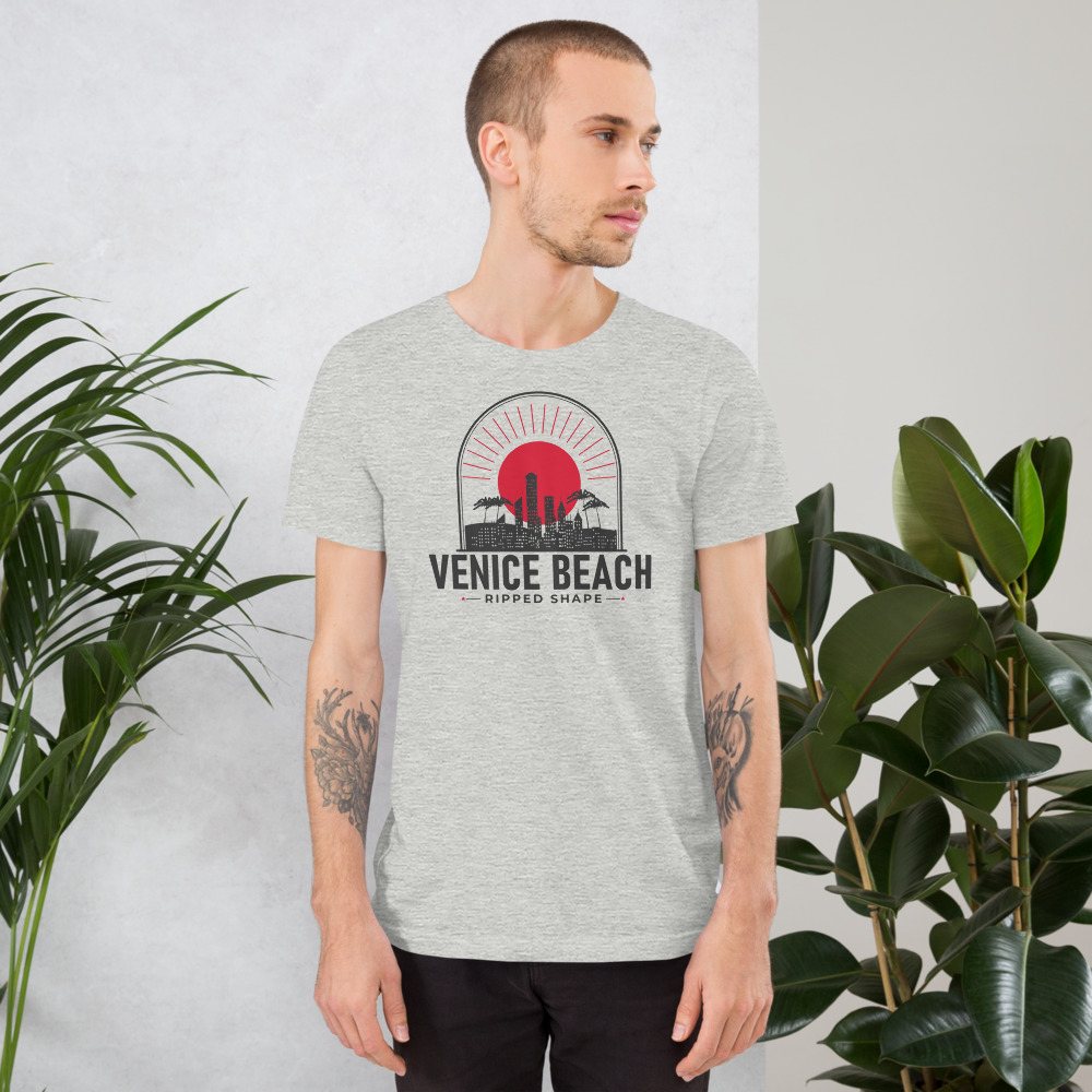 Ripped Shape Venice Beach Sunset Tee