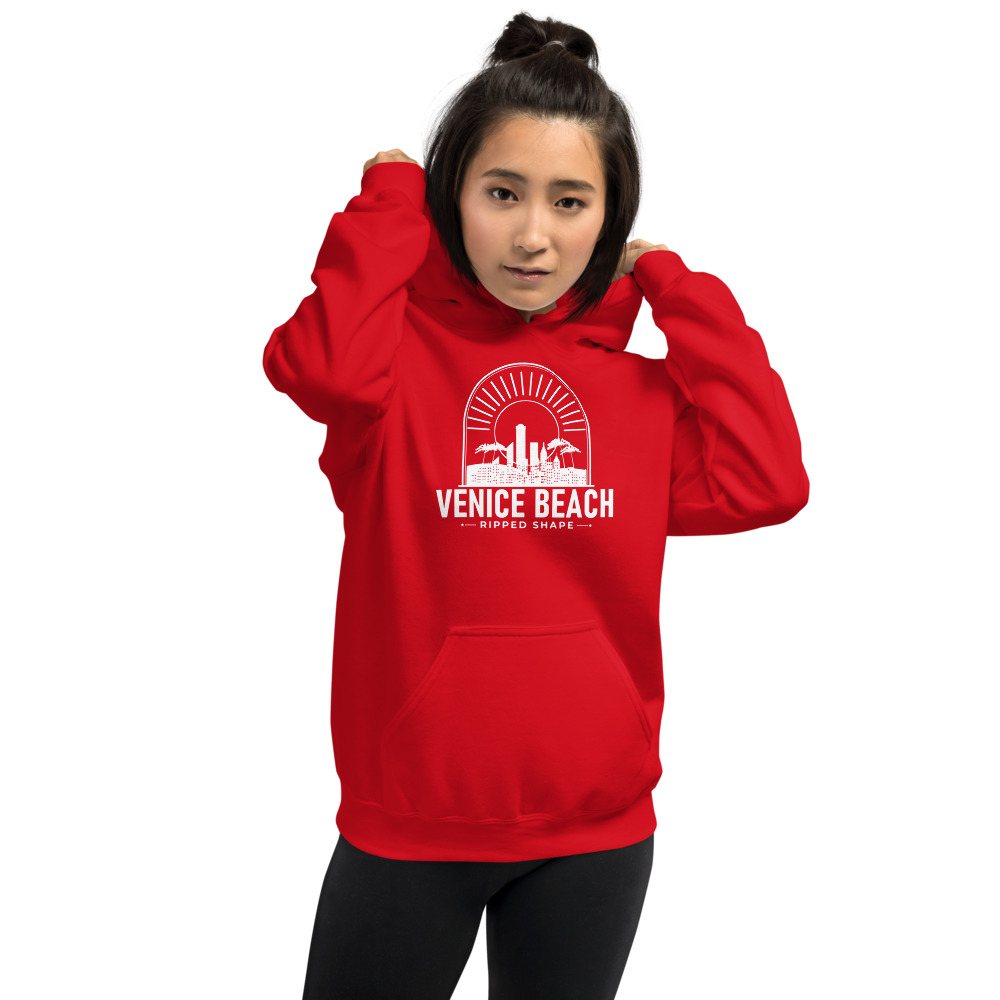Ripped Shape Venice Beach Sunset Hoodie