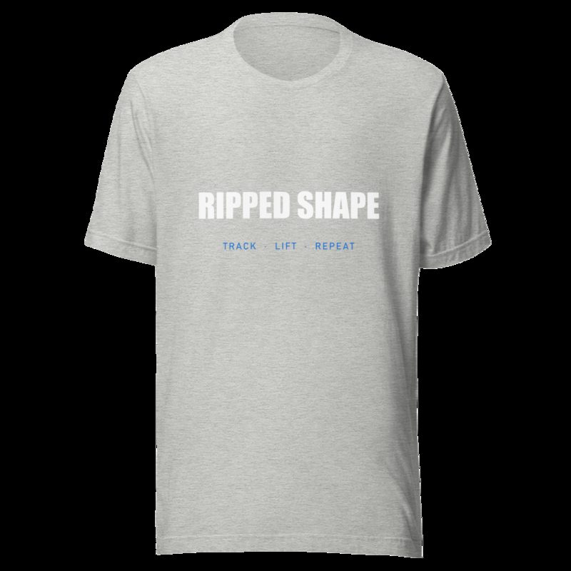 Ripped Shape Wordmark Tee Athletic Heather