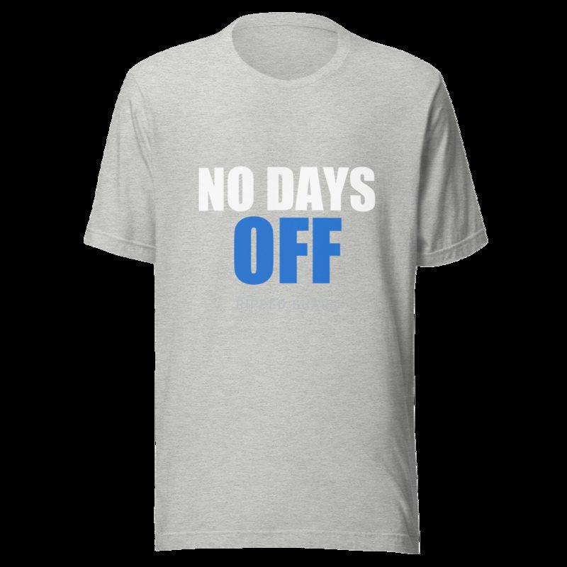 Ripped Shape No Days Off Tee Athletic Heather
