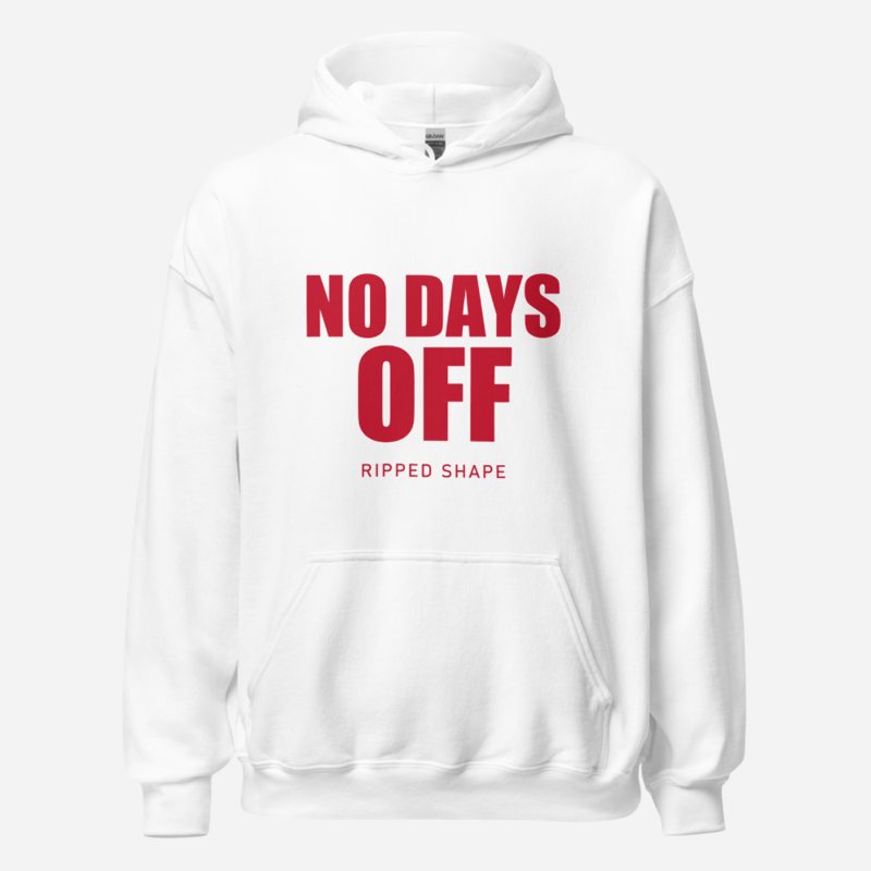 Ripped Shape No Days Off Hoodie