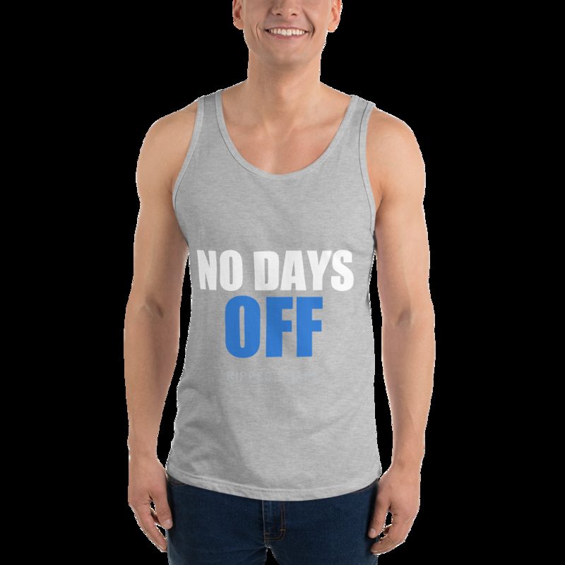Ripped Shape No Days Off Tank Athletic Heather