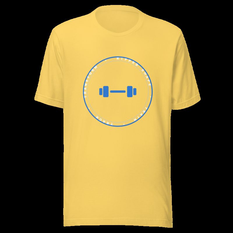 Ripped Shape Badge Tee Yellow