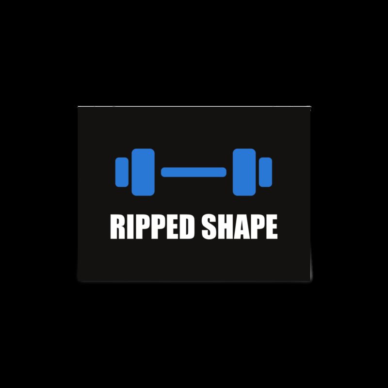 Ripped Shape Dumbbell Poster Default