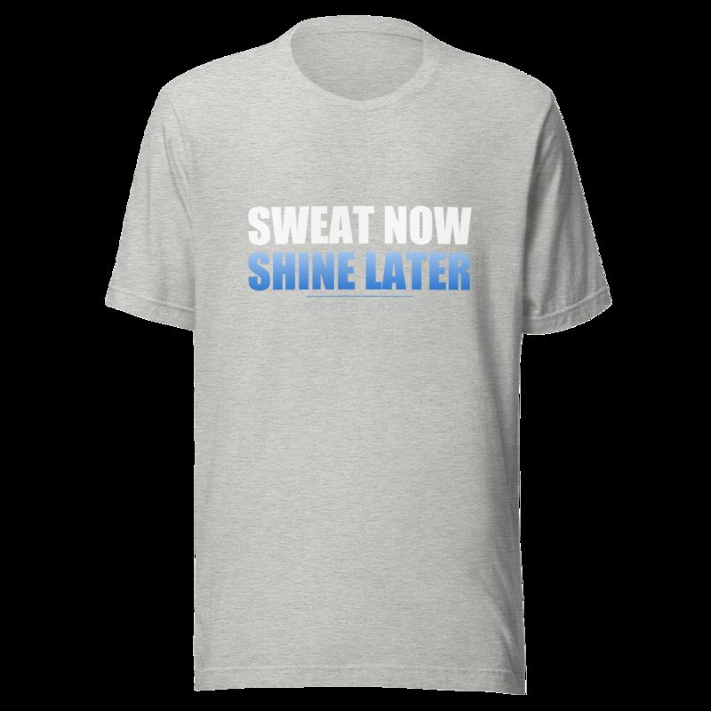 Ripped Shape Sweat Now Shine Later Tee Athletic Heather