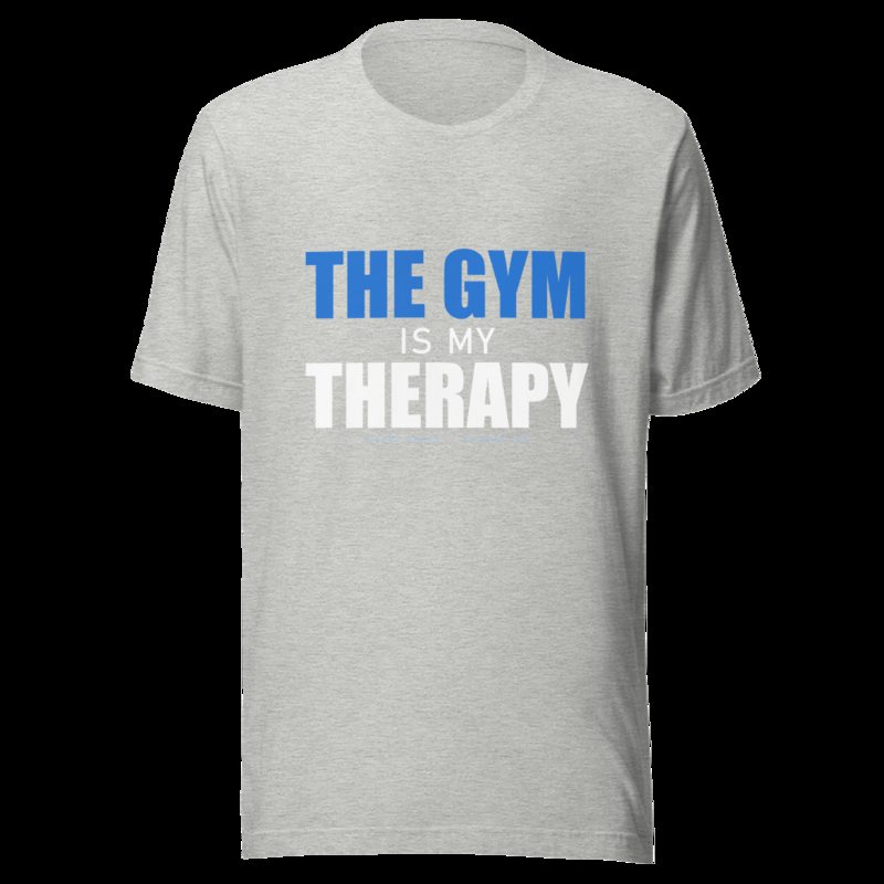 Ripped Shape Gym Therapy Tee Athletic Heather