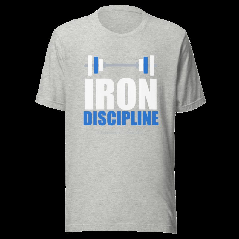 Ripped Shape Iron Discipline Iron Dept. Tee Athletic Heather