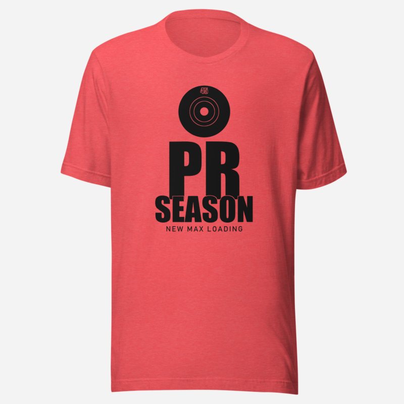 Ripped Shape PR Season Iron Dept. Tee in Heather Red