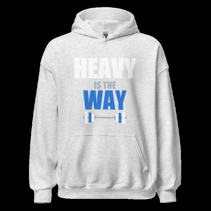 Ripped Shape Heavy Is The Way Iron Dept. Hoodie Ash