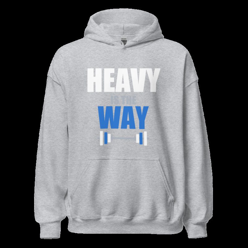 Ripped Shape Heavy Is The Way Iron Dept. Hoodie Sport Grey