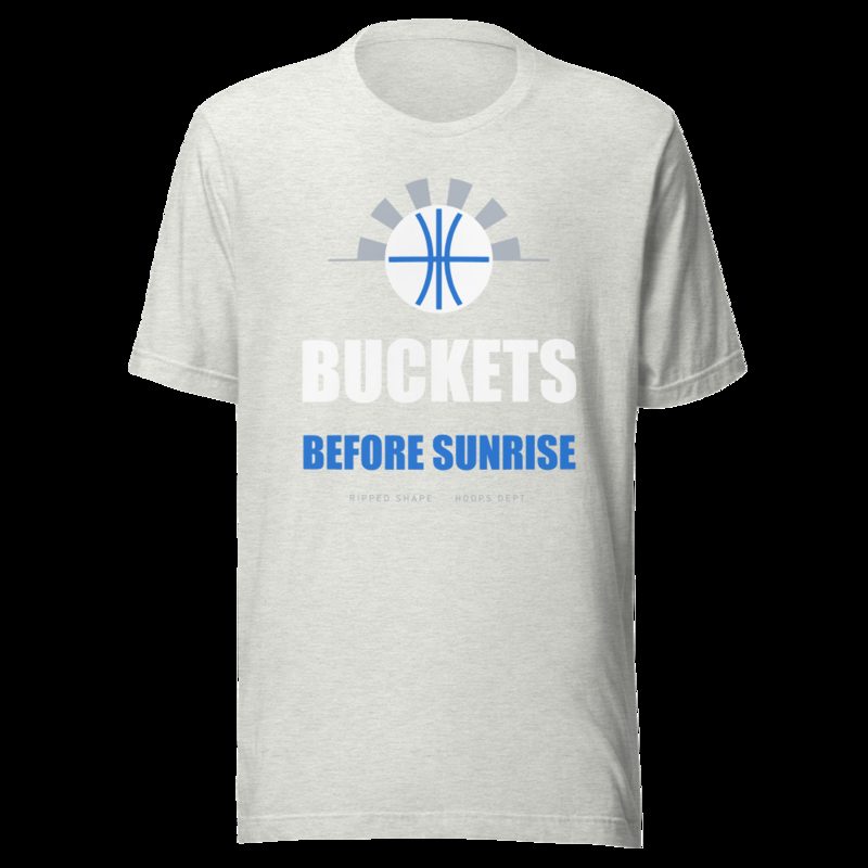 Ripped Shape Buckets Before Sunrise Sport Tee Ash