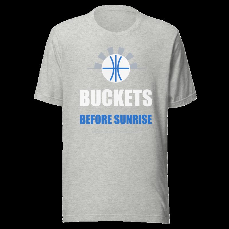 Ripped Shape Buckets Before Sunrise Sport Tee Athletic Heather