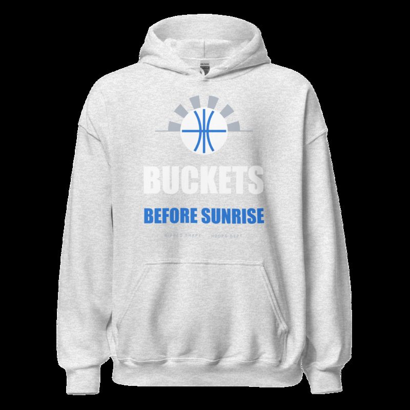 Ripped Shape Buckets Before Sunrise Sport Hoodie Ash