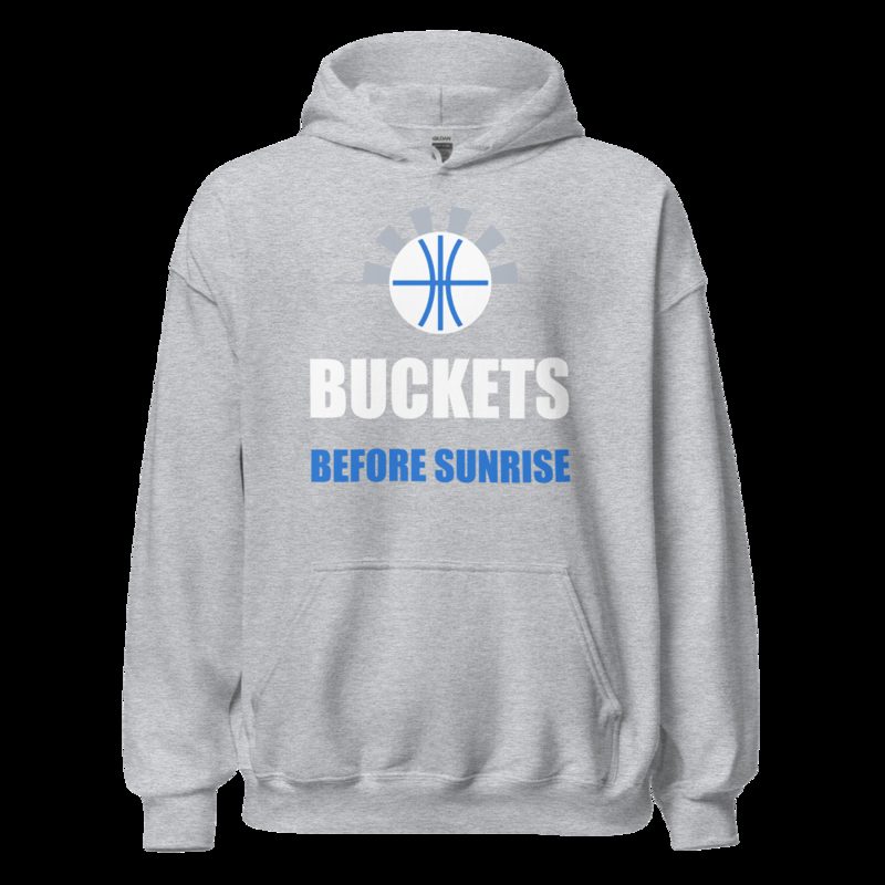 Ripped Shape Buckets Before Sunrise Sport Hoodie Sport Grey