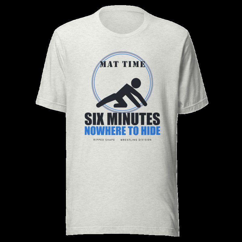 Ripped Shape Six Minutes Nowhere To Hide Strength Division Tee Ash
