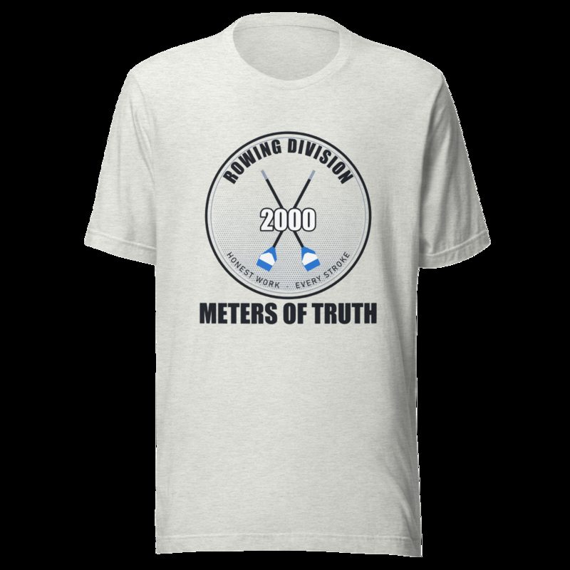 Ripped Shape 2000 Meters Of Truth Strength Division Tee Ash