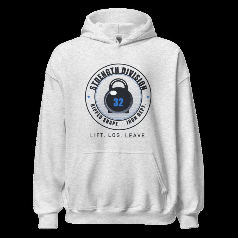 Ripped Shape Strength Division Seal Strength Division Hoodie Ash