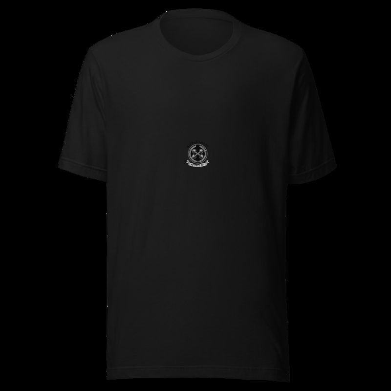 Ripped Shape Barbell Crest Tee