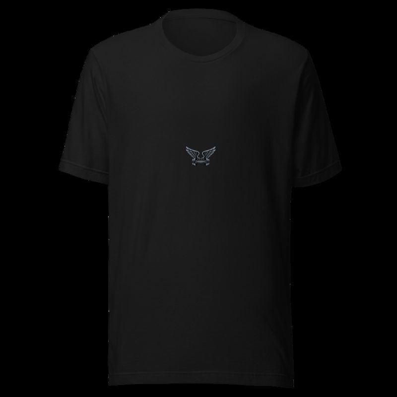 Ripped Shape Winged Dumbbell Icon Tee