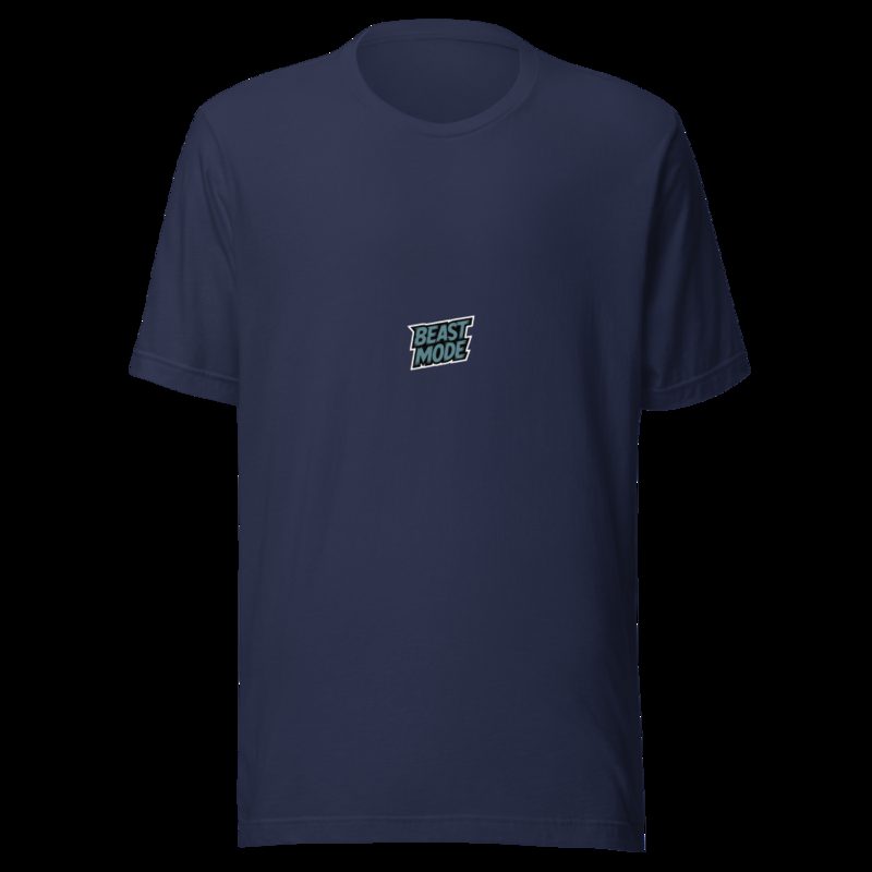 Ripped Shape Beast Mode Tee Navy