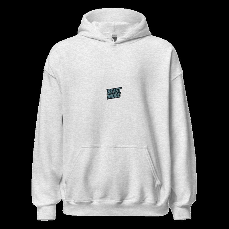 Ripped Shape Beast Mode Hoodie Ash