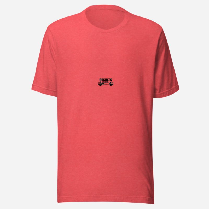Ripped Shape Results Loading Tee Heather Red