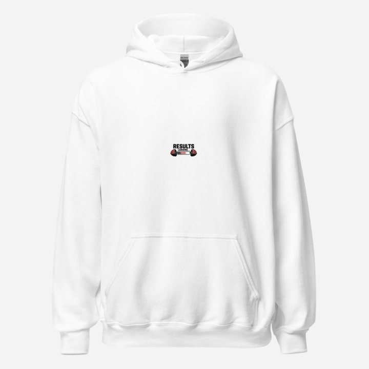 Ripped Shape Results Loading Hoodie in White