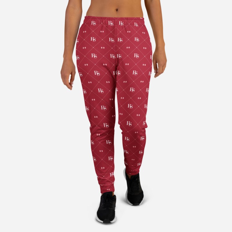 Ripped Shape Maison Monogram Canvas Joggers