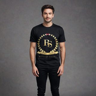 Ripped Shape Maison Crest Tee AI model