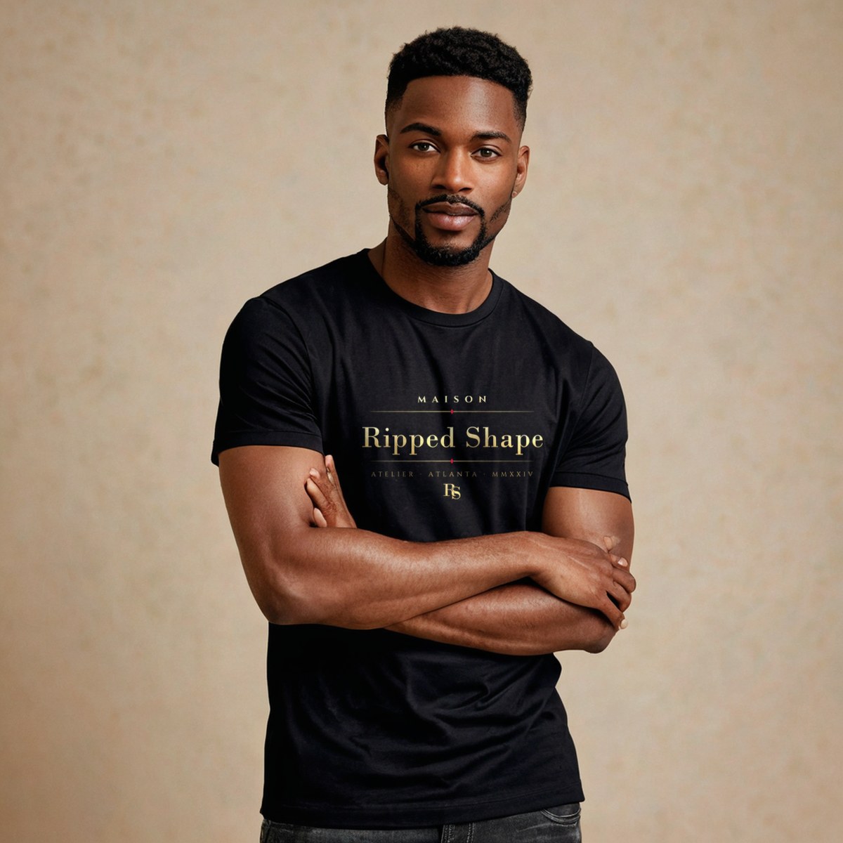 Ripped Shape Maison Signature Tee