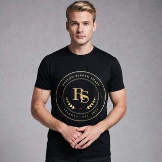 Ripped Shape Maison Medallion Tee AI model