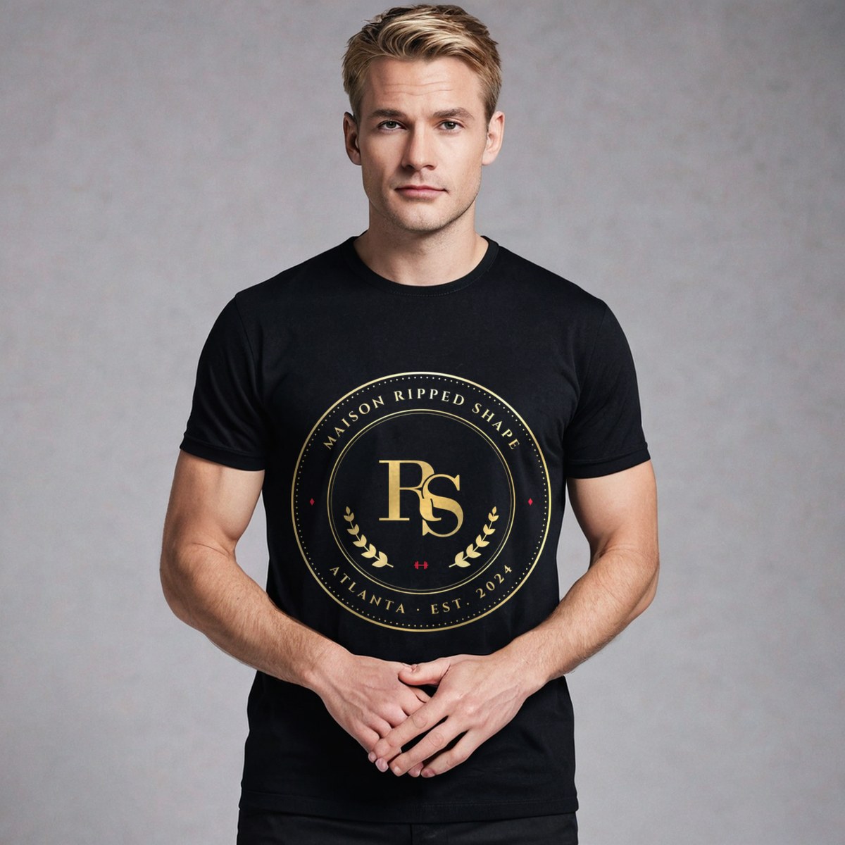 Ripped Shape Maison Medallion Tee