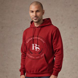 Ripped Shape Maison Medallion Hoodie AI model